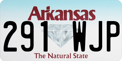 AR license plate 291WJP