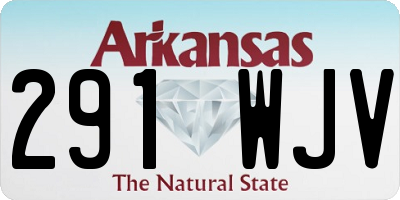 AR license plate 291WJV