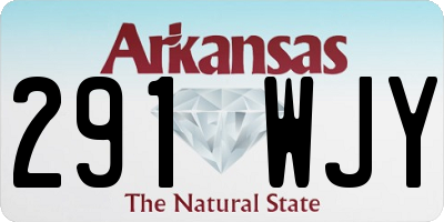 AR license plate 291WJY