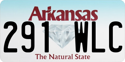 AR license plate 291WLC