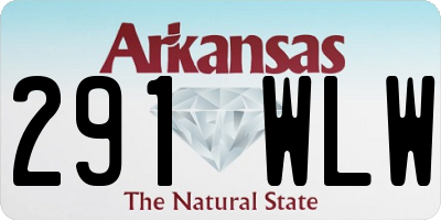 AR license plate 291WLW