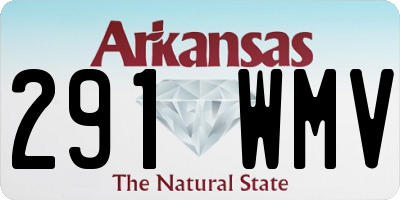 AR license plate 291WMV