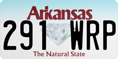 AR license plate 291WRP