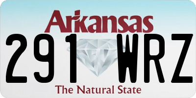AR license plate 291WRZ