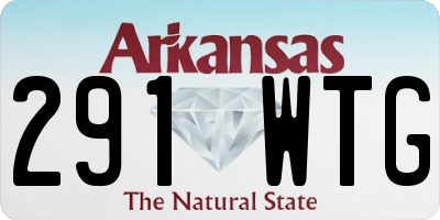 AR license plate 291WTG