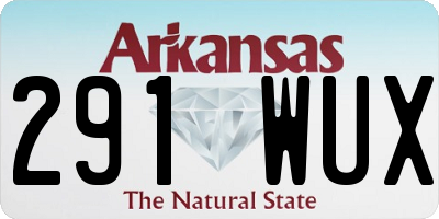 AR license plate 291WUX