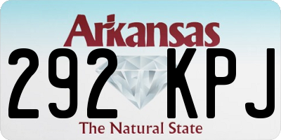 AR license plate 292KPJ