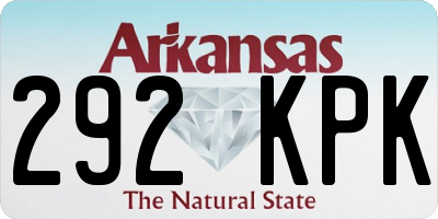 AR license plate 292KPK