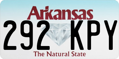 AR license plate 292KPY