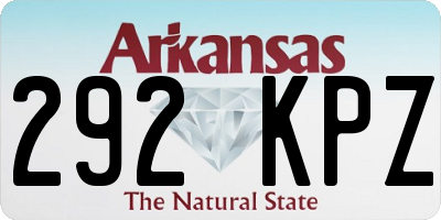 AR license plate 292KPZ