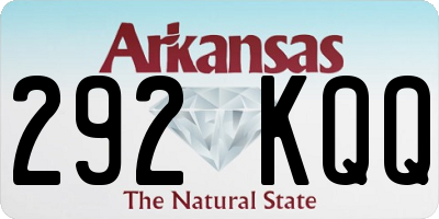 AR license plate 292KQQ