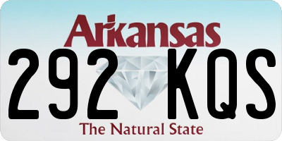AR license plate 292KQS