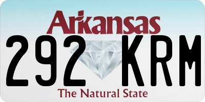 AR license plate 292KRM
