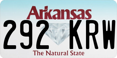 AR license plate 292KRW
