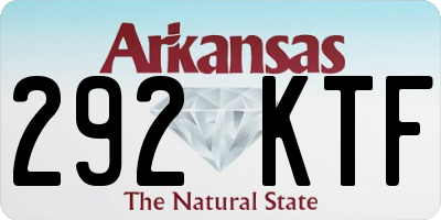 AR license plate 292KTF