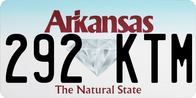 AR license plate 292KTM