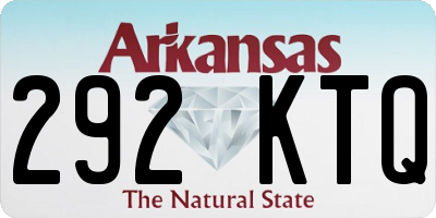 AR license plate 292KTQ