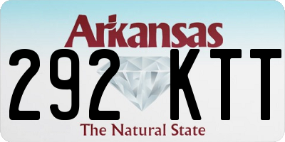 AR license plate 292KTT