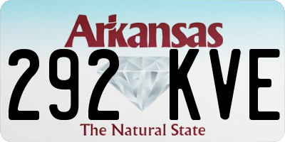 AR license plate 292KVE
