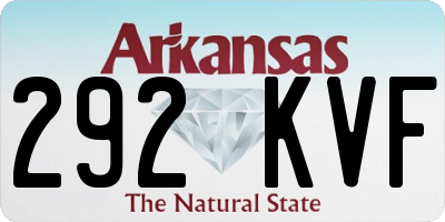 AR license plate 292KVF