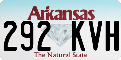 AR license plate 292KVH