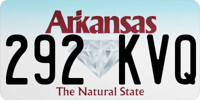 AR license plate 292KVQ