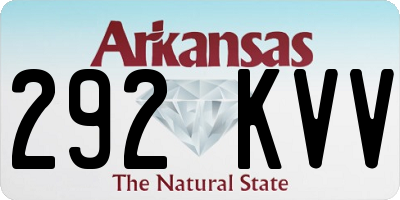 AR license plate 292KVV