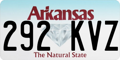 AR license plate 292KVZ