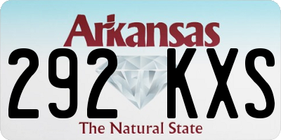 AR license plate 292KXS