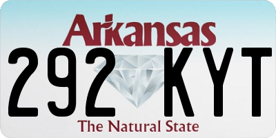 AR license plate 292KYT