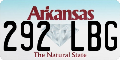 AR license plate 292LBG