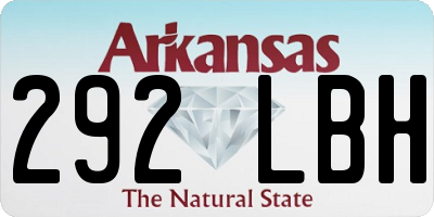 AR license plate 292LBH