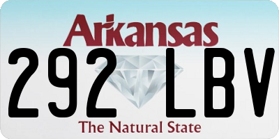 AR license plate 292LBV