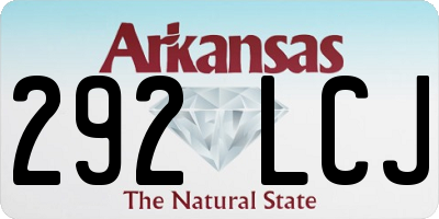 AR license plate 292LCJ