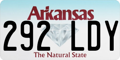 AR license plate 292LDY
