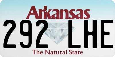 AR license plate 292LHE