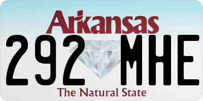 AR license plate 292MHE