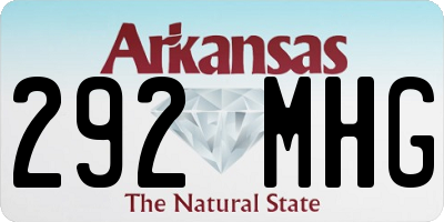 AR license plate 292MHG