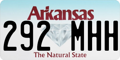 AR license plate 292MHH
