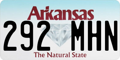 AR license plate 292MHN