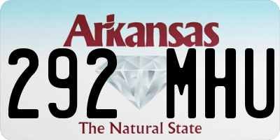 AR license plate 292MHU