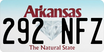 AR license plate 292NFZ