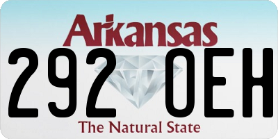 AR license plate 292OEH