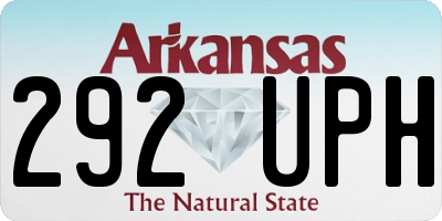AR license plate 292UPH