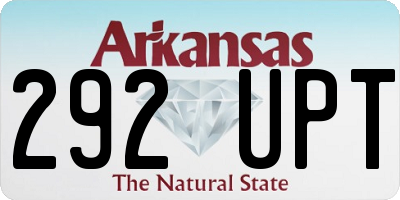 AR license plate 292UPT