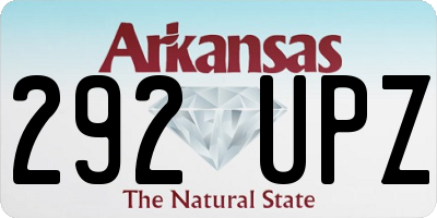 AR license plate 292UPZ