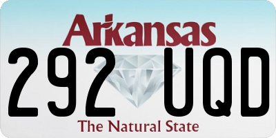 AR license plate 292UQD