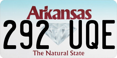AR license plate 292UQE