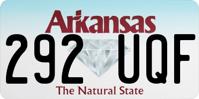 AR license plate 292UQF