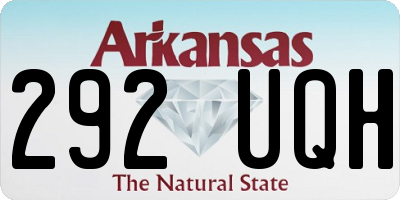 AR license plate 292UQH
